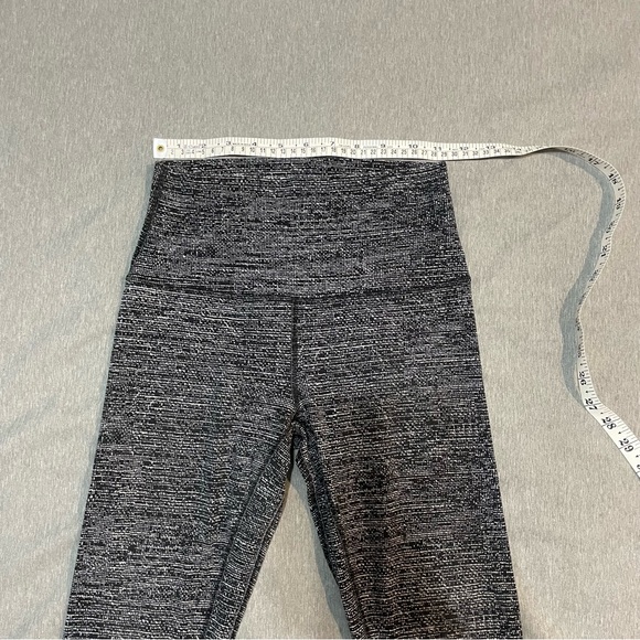lululemon Wunder Under High-Rise Crop 21” Size 4 Heathered Black - Picture 4 of 8